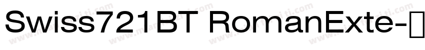 Swiss721BT RomanExte字体转换